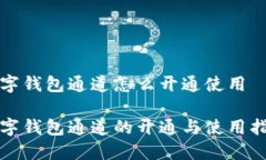 数字钱包通道怎么开通使用数字钱包通道的开通